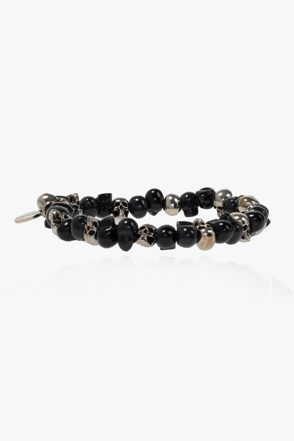 Black Skull motif bracelet Alexander McQueen